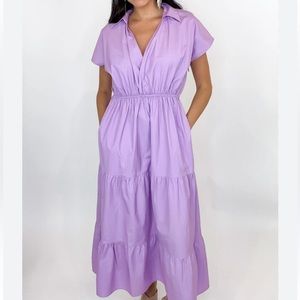 Caryn lawn lavender Gayle dress